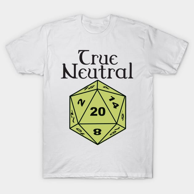 True Neutral Alignment T-Shirt by DennisMcCarson